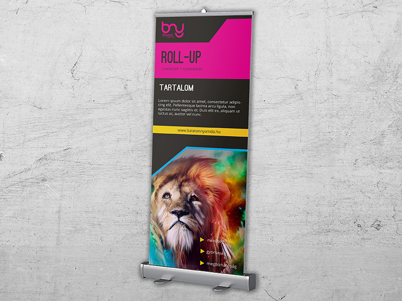 Roll Up herstellen